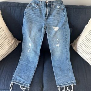 Madewell classic straight jean